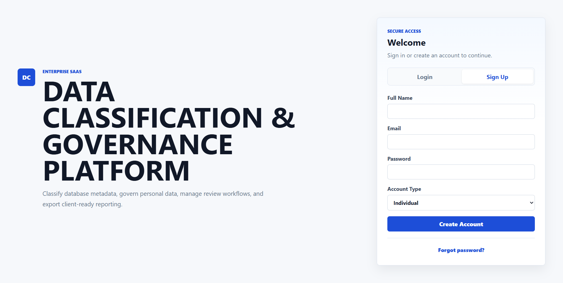 Login Page